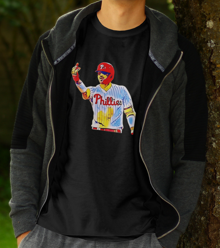 Philadelphia Phillies Nick Castellanos Gesture Baseball Moment T-Shirt