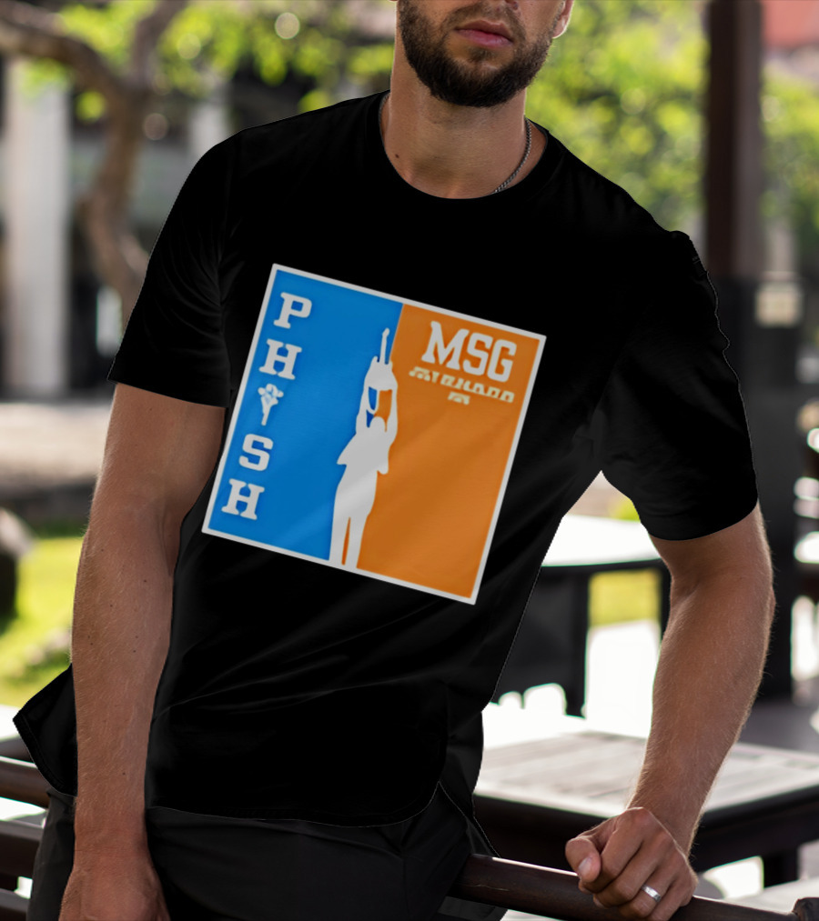 PHISH MSG Silhouette Guitar Concert Event T-Shirt