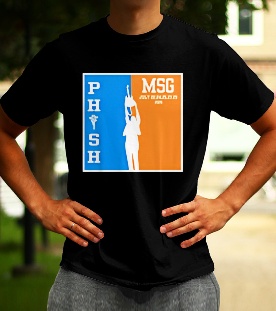 PHISH MSG Silhouette Guitar Concert Event T-Shirt