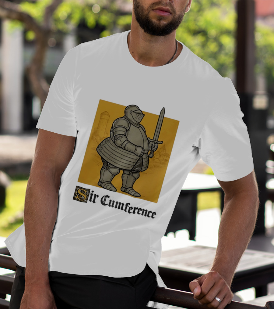 Sir Cumference Chubby Medieval Soldier Holding Sword T-Shirt