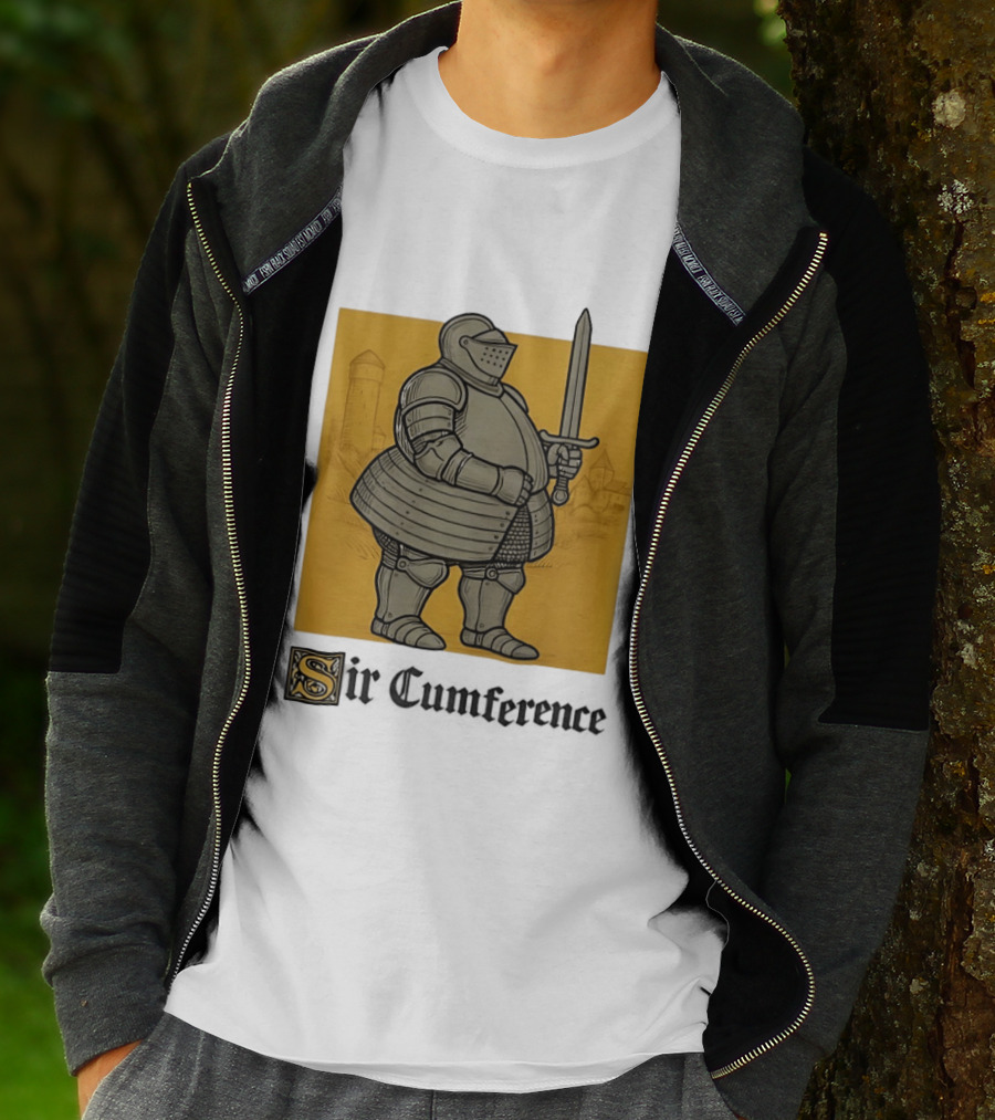 Sir Cumference Chubby Medieval Soldier Holding Sword T-Shirt