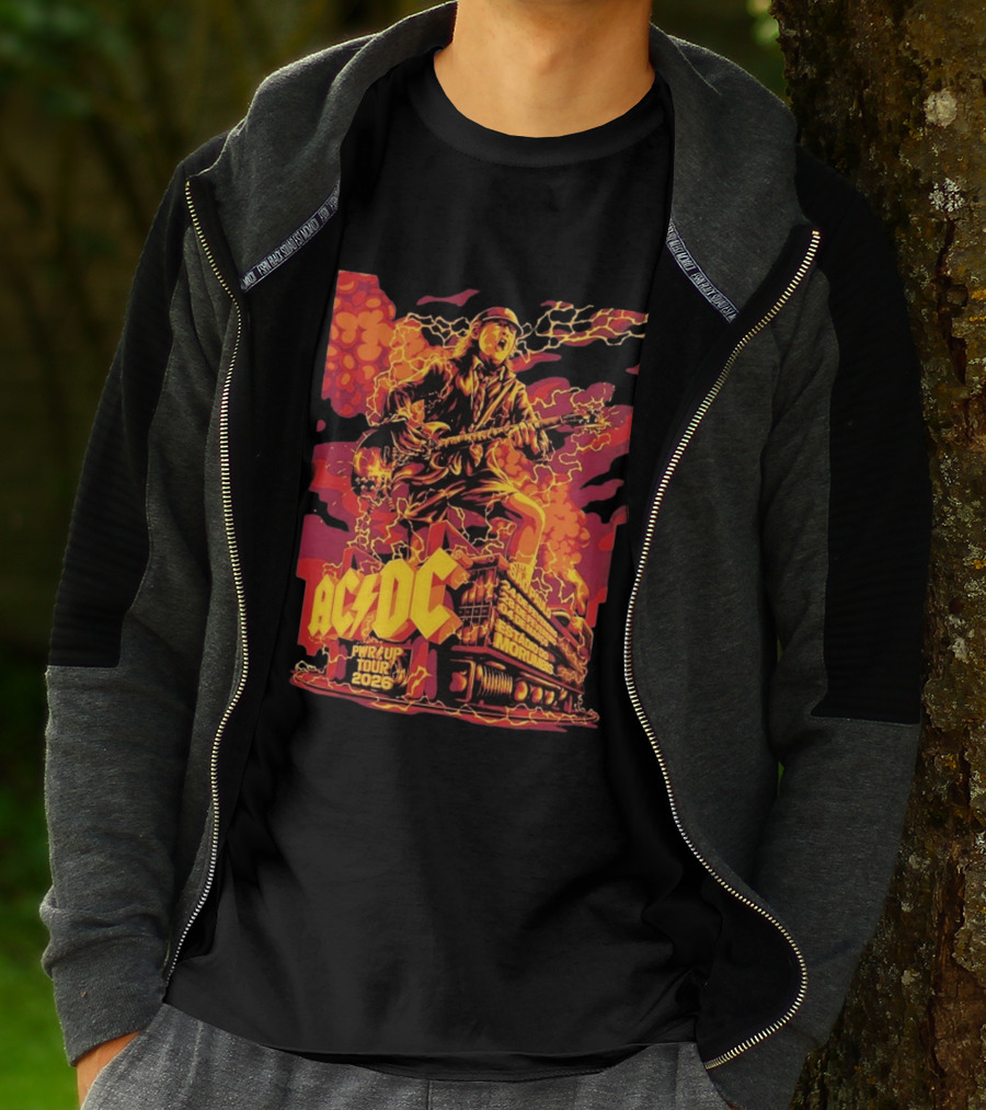 ACDC PWR Up Tour 2026 Sao Paulo Estadio Do Morumbi February 24 28 March 4 Concert T-Shirt