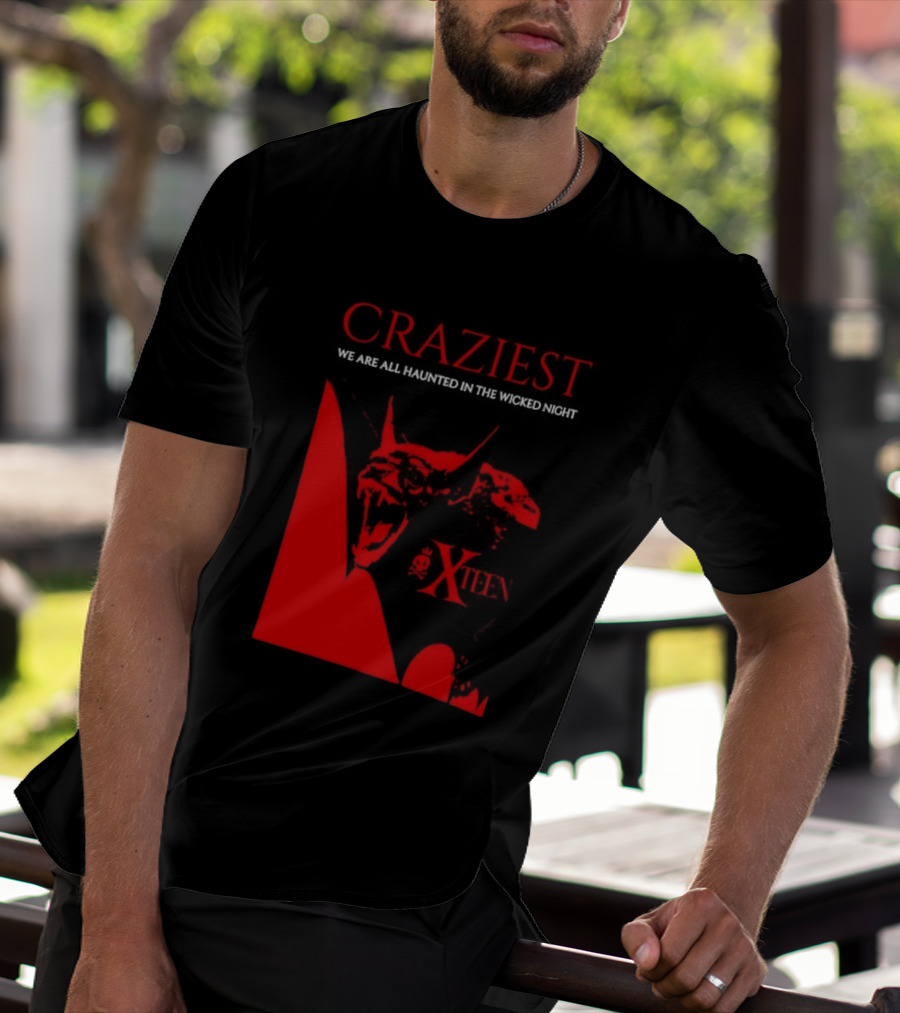 Craziest We Are All Haunted In The Wicked Night Xteen Devil T-Shirt