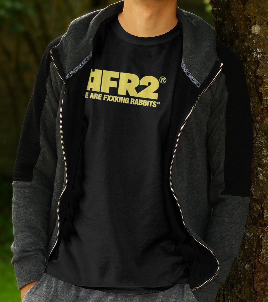 FR2 We Are Fxxking Rabbits Yellow T-Shirt