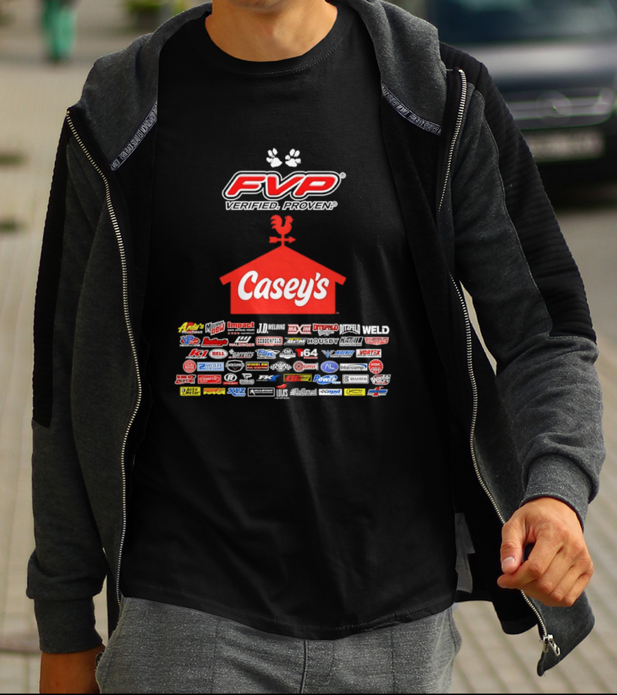 FVP Verified Proven Casey's Racing Performance Brands T-Shirt