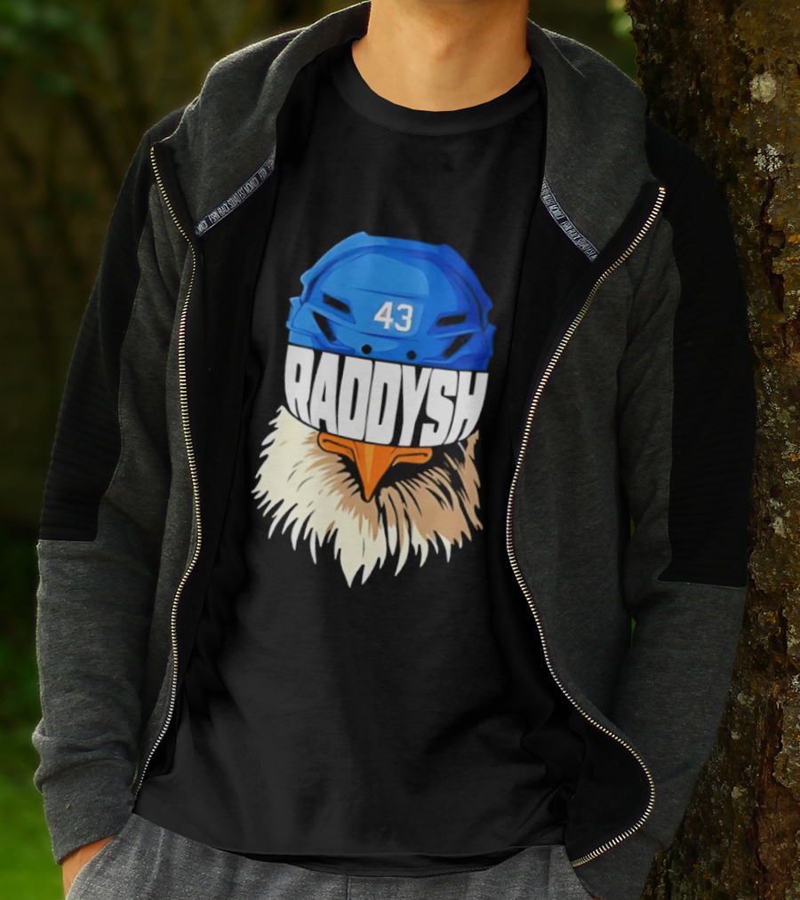 Tampa Bay Lightning Raddysh Bald Eagle 43 Helmet T-Shirt