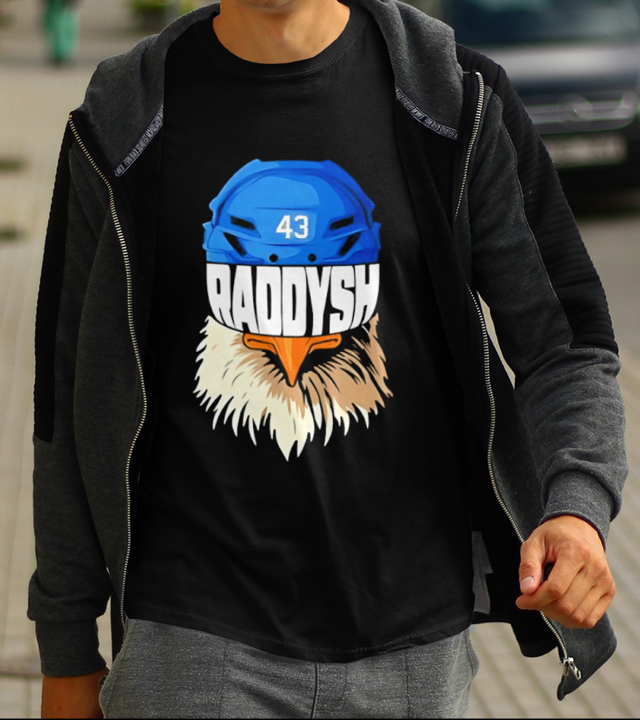 Tampa Bay Lightning Raddysh Bald Eagle 43 Helmet T-Shirt