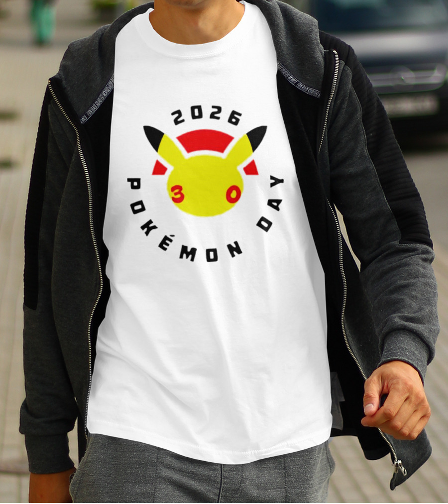 2026 Pokémon Day 30th Anniversary Pikachu T-Shirt