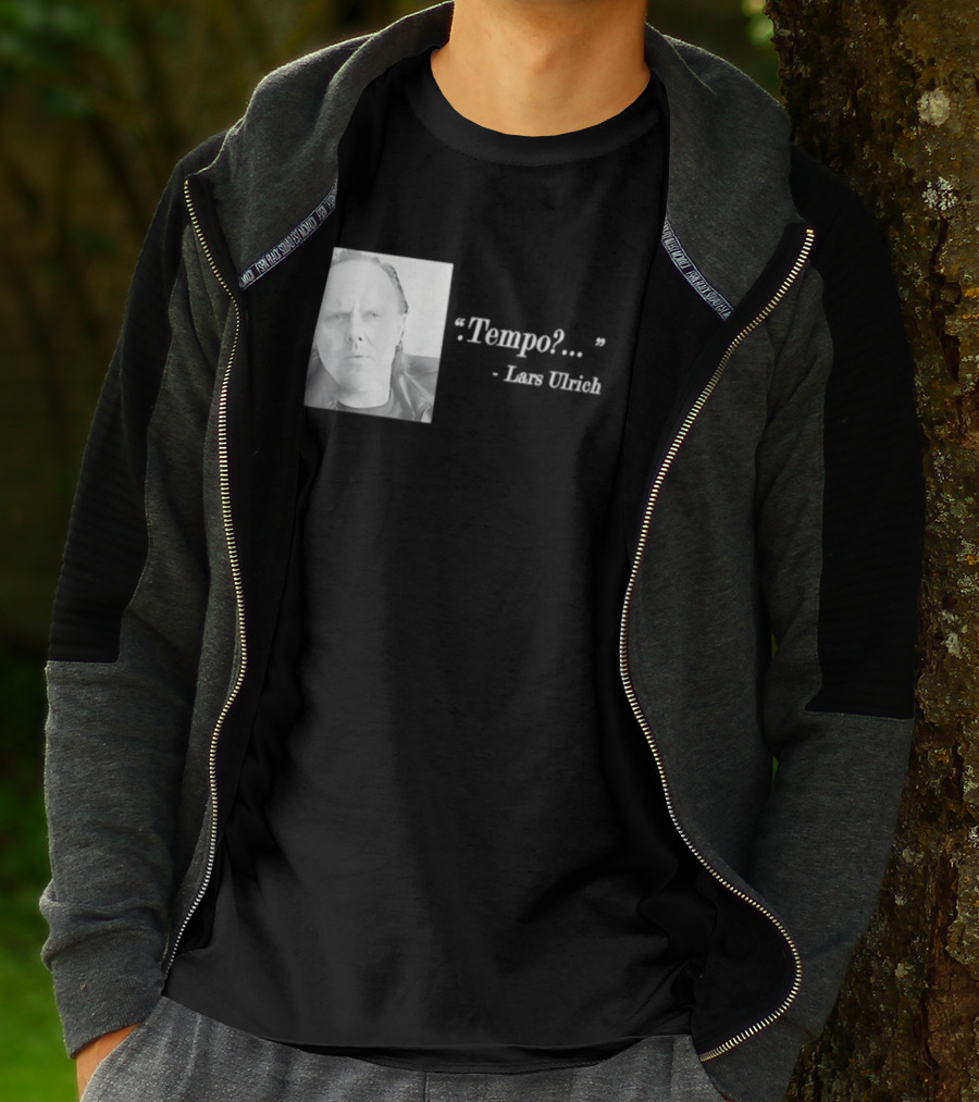 Lars Ulrich Tempo Vintage Style Photo T-Shirt
