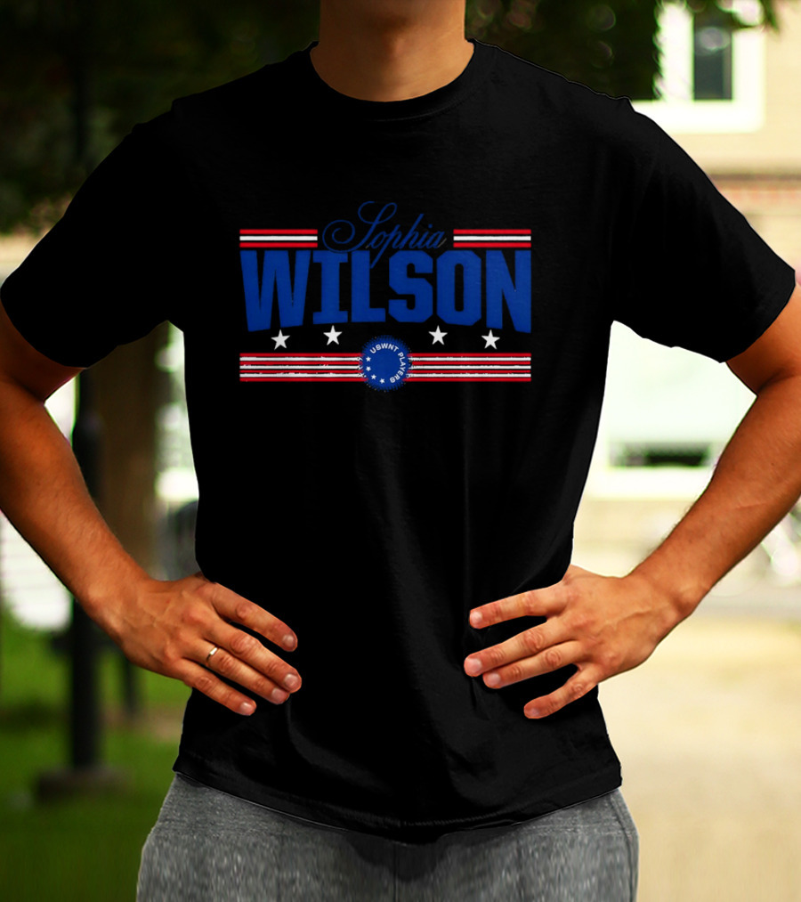 Sophia Wilson USWNT Player Stars And Stripes T-Shirt