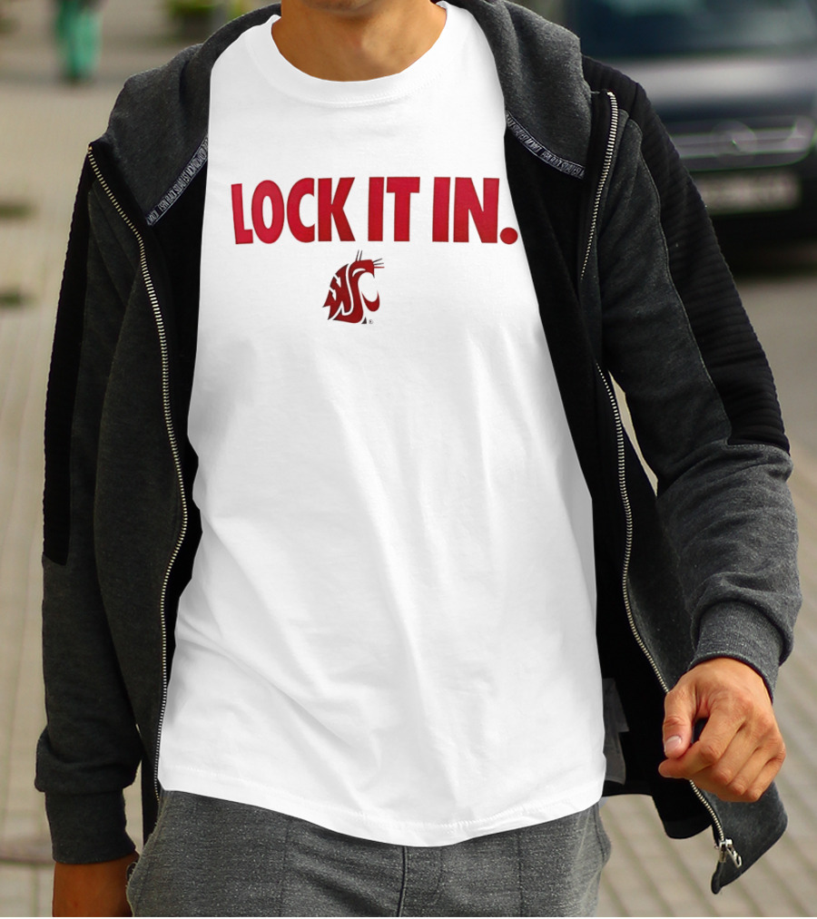 LOCK IT IN WSU Cougars 2026 T-Shirt
