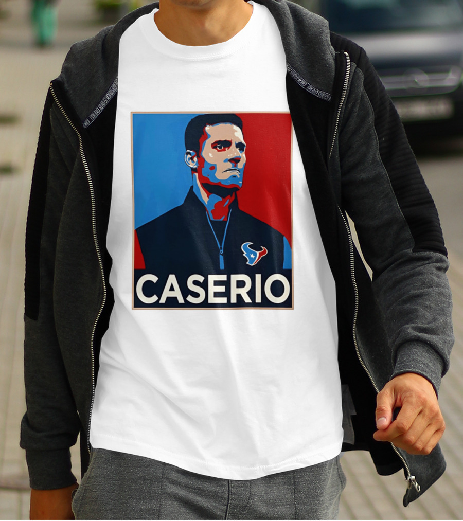 Caserio Houston Texans Bold Red Blue T-Shirt