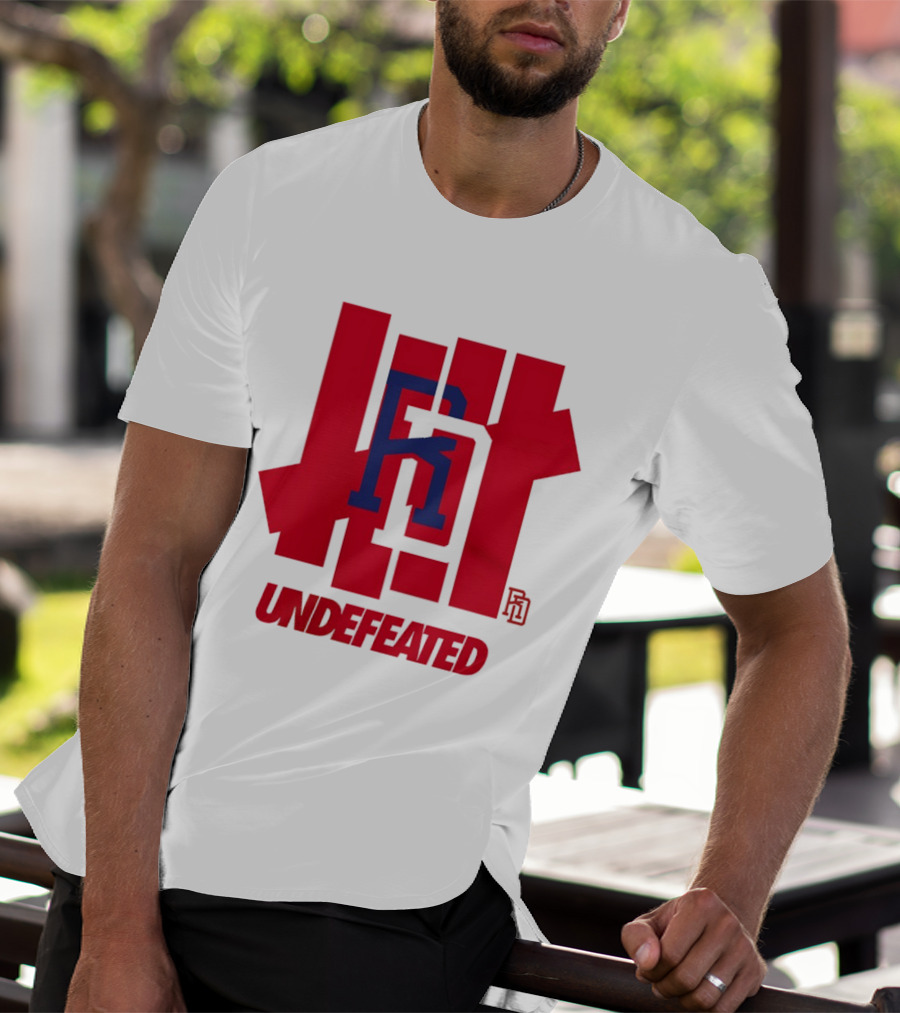 Dominican Republic Baseball RD Undefeated Red Blue T-Shirt