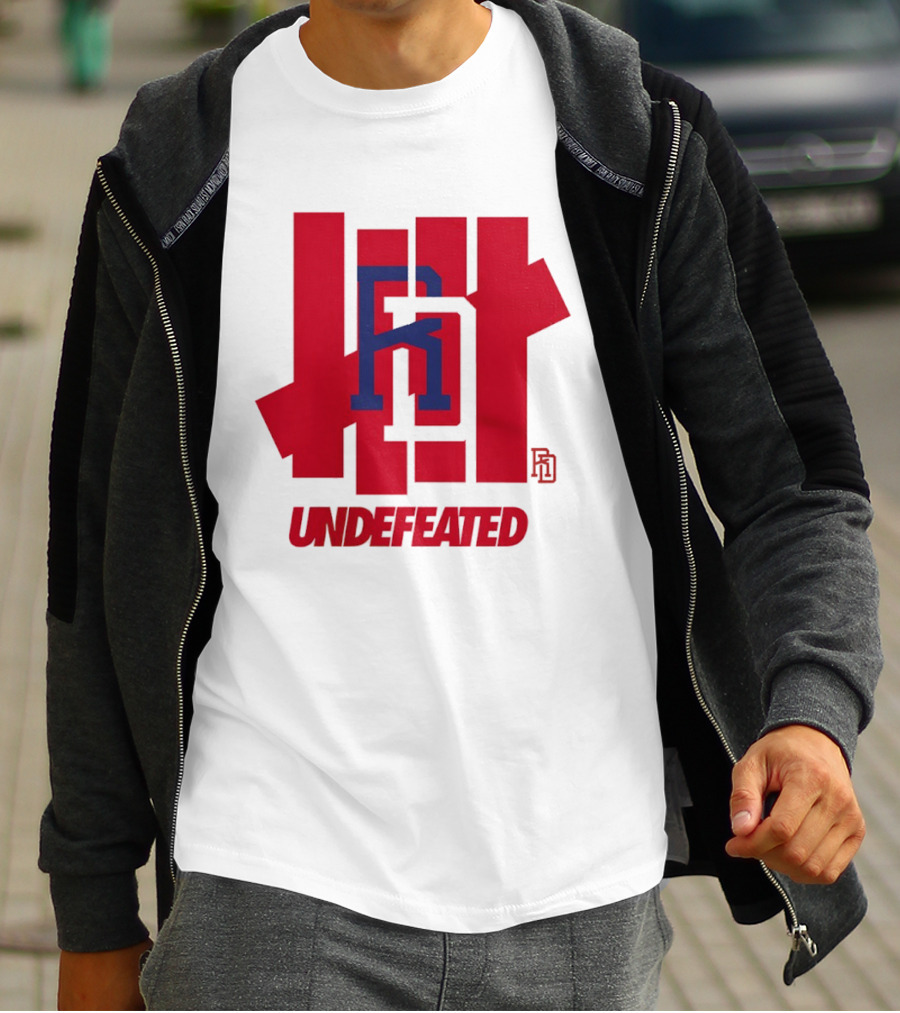 Dominican Republic Baseball RD Undefeated Red Blue T-Shirt