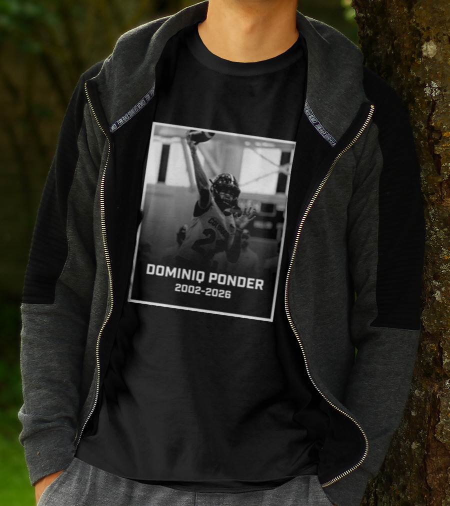RIP Dominiq Ponder Colorado Quarterback 2002 2026 T-Shirt