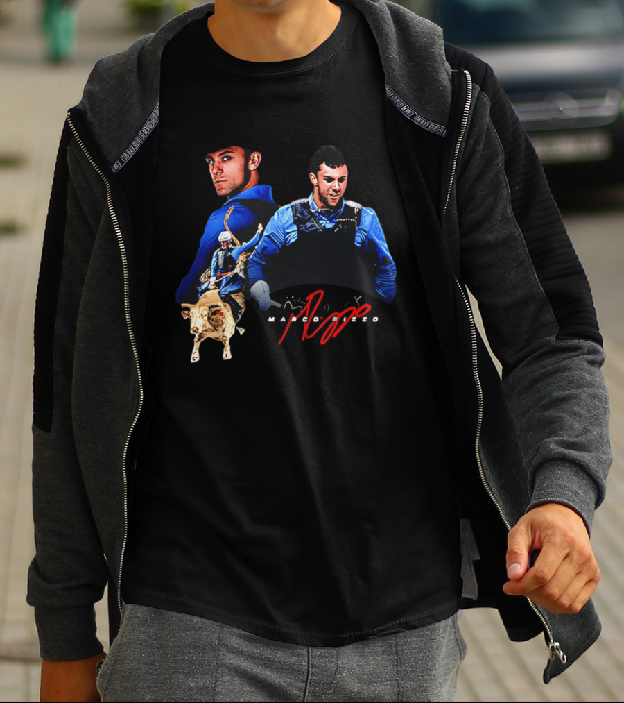 Marco Rizzo Bull Rider Champion Moment T-Shirt