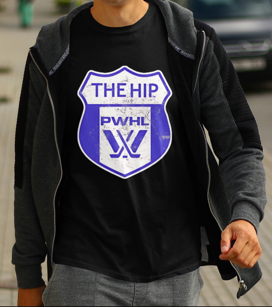 The Hip PWHL Hockey Badge Crest T-Shirt
