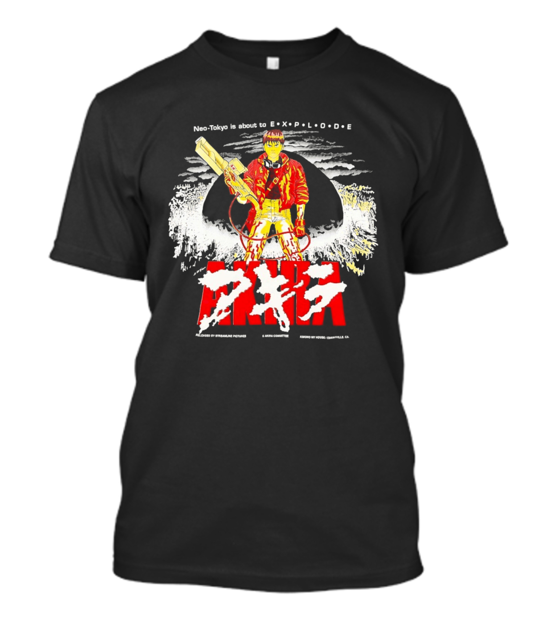 Akira Neo Tokyo Is About To Explode Iconic Anime Art Kaneda Explosion Scene T-Shirt