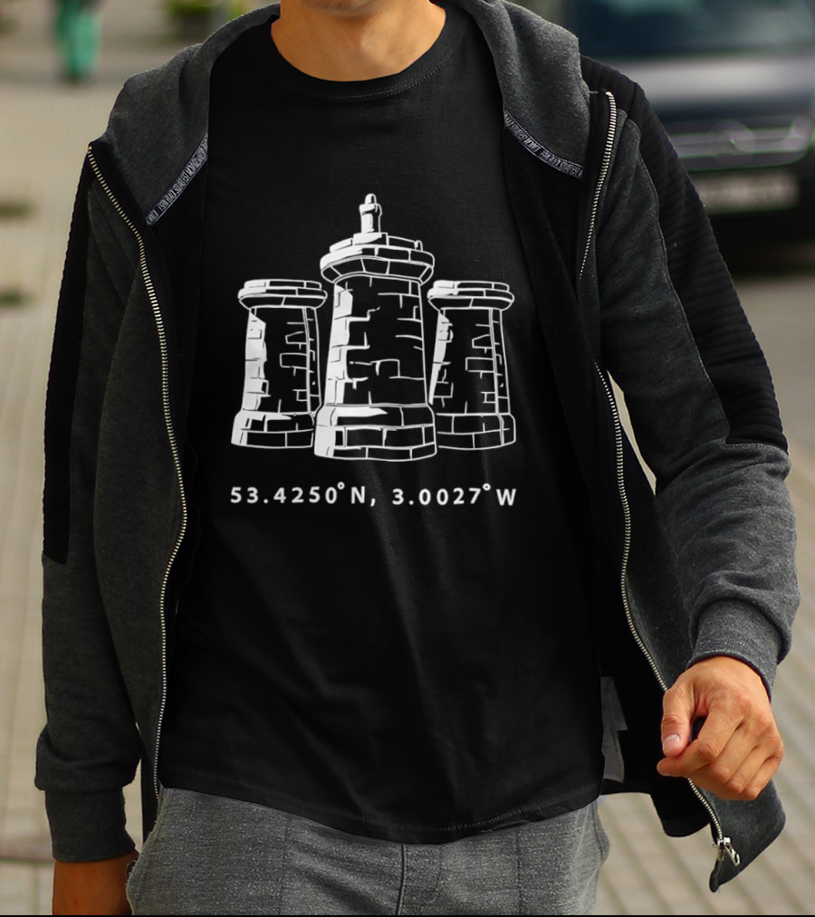 Bramley Moore Liverpool Coordinates 53.4250°N 3.0027°W T-Shirt