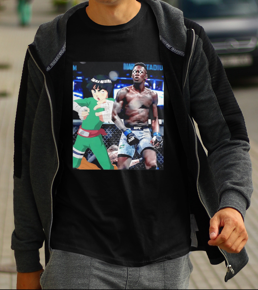 Drunken Fist Rock Lee UFC Crossover Iconic Anime Fighter T-Shirt