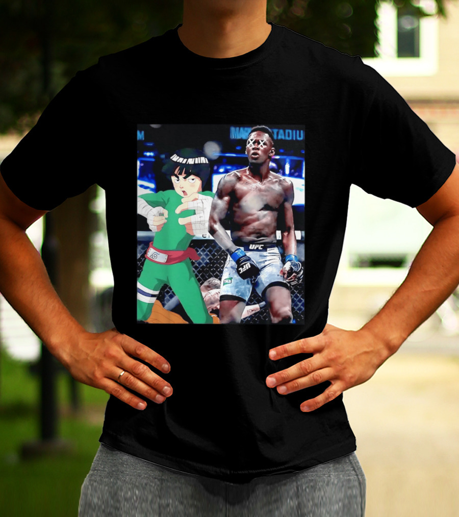 Drunken Fist Rock Lee UFC Crossover Iconic Anime Fighter T-Shirt