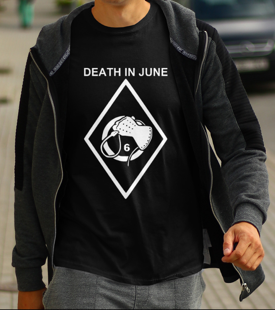 Death In June Mask Icon White T-Shirt