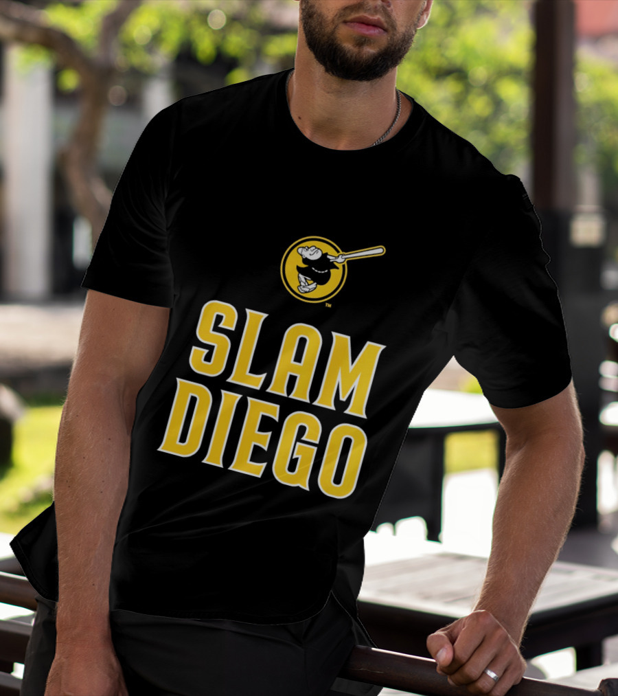 San Diego Padres Slam Diego Baseball Bat T-Shirt