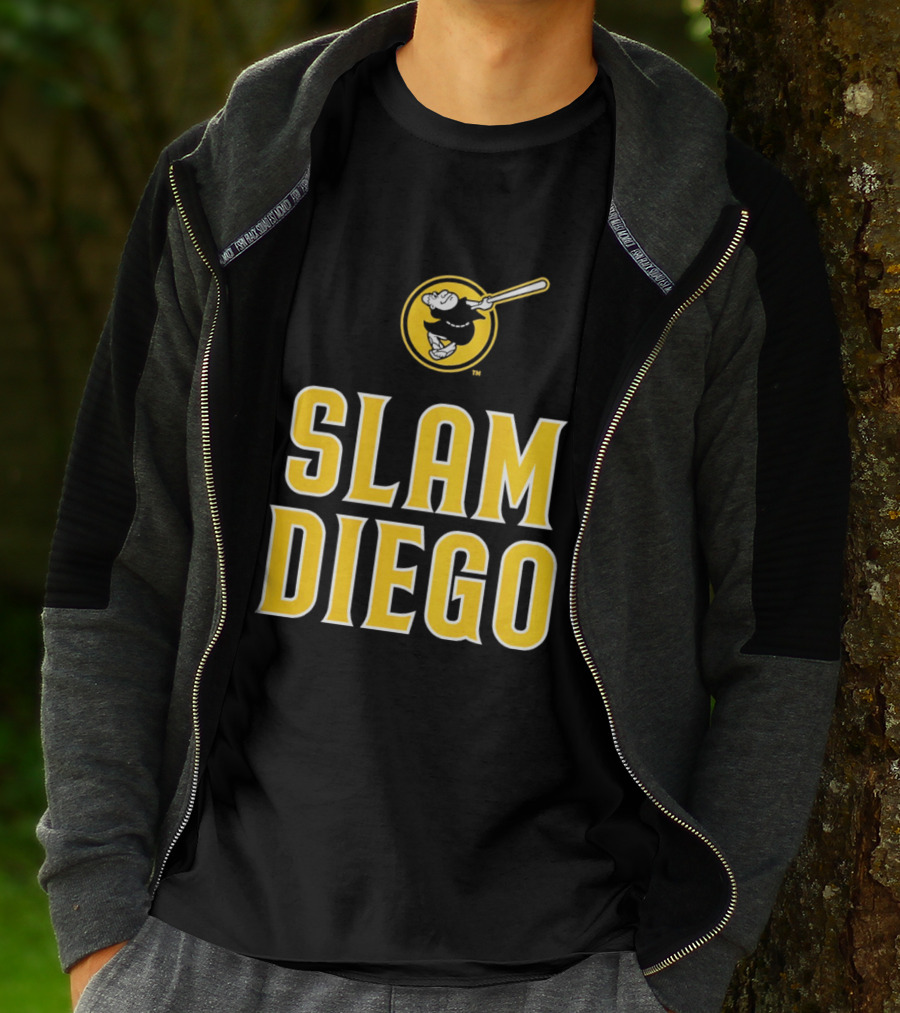 San Diego Padres Slam Diego Baseball Bat T-Shirt
