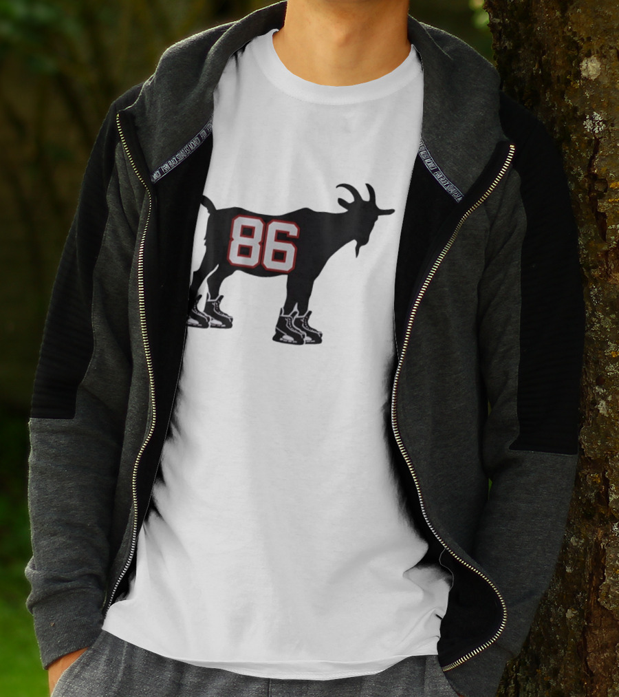 Jack Hughes 86 Hockey GOAT USA Winter Olympics T-Shirt