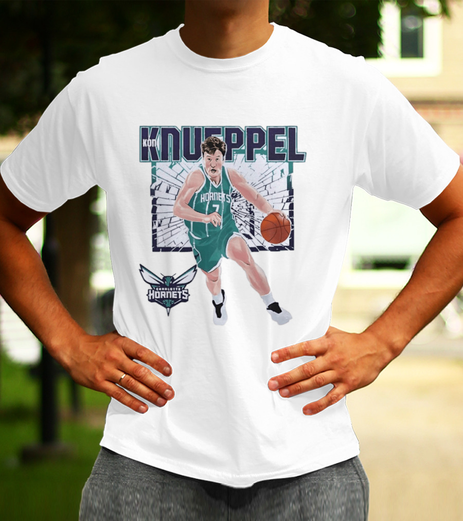 Kon Knueppel Charlotte Hornets Basketball NBA Player T-Shirt