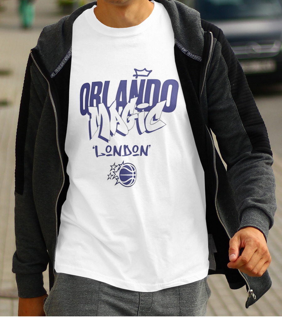 Orlando Magic London Basketball Team Branding T-Shirt