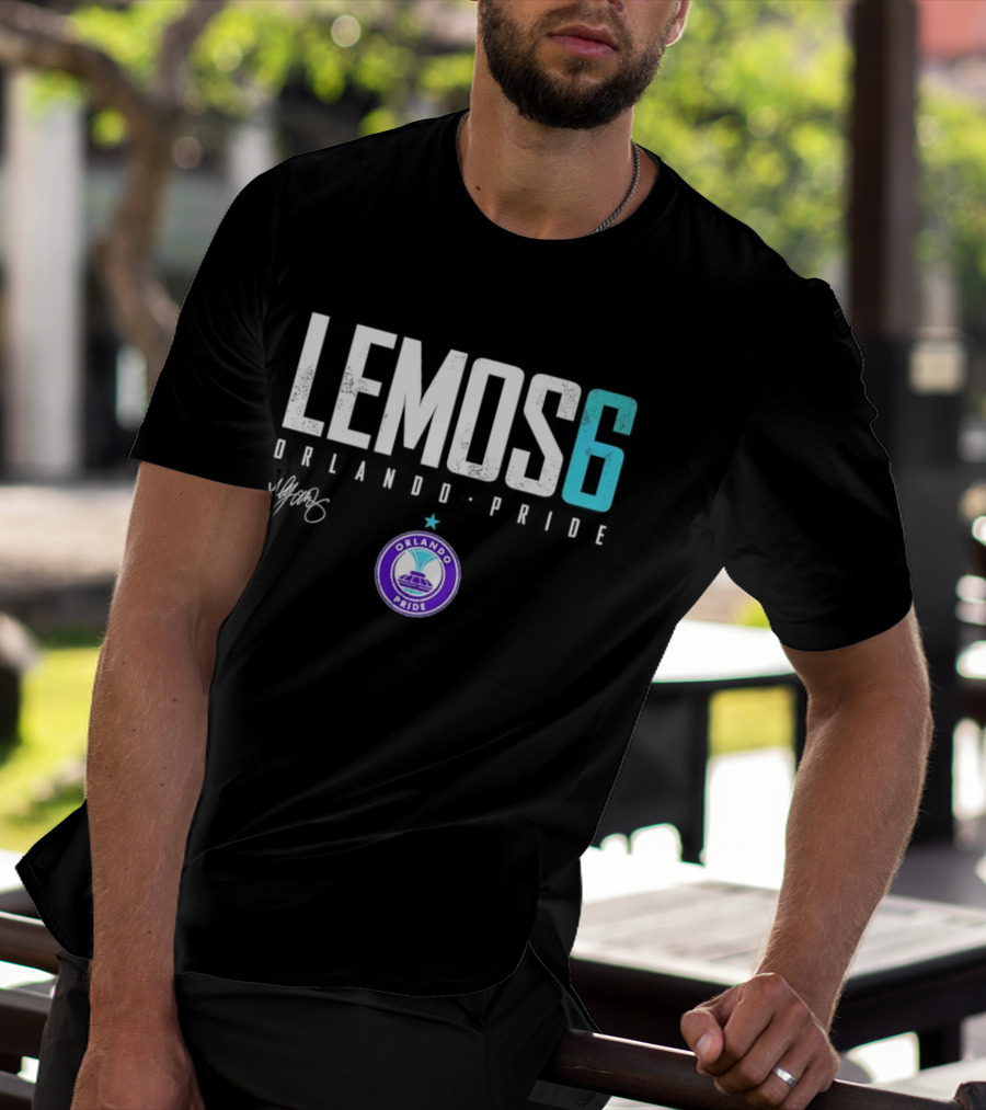 Lemos 6 Orlando Pride NWSL Elite T-Shirt