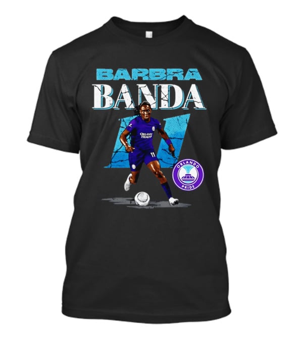 Barbra Banda Orlando Pride Number 11 Cracked T-Shirt