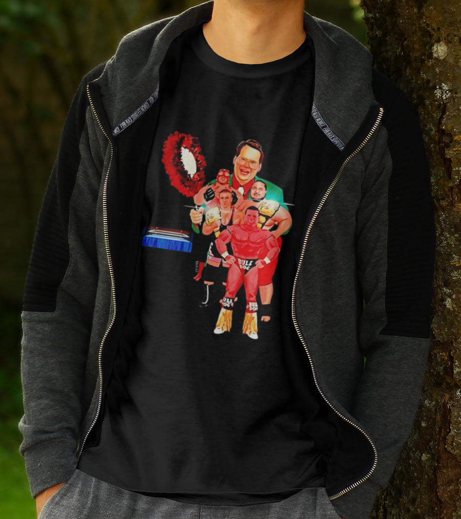 Camp Cornette 90s Wrestling Roster Vintage Collectible T-Shirt