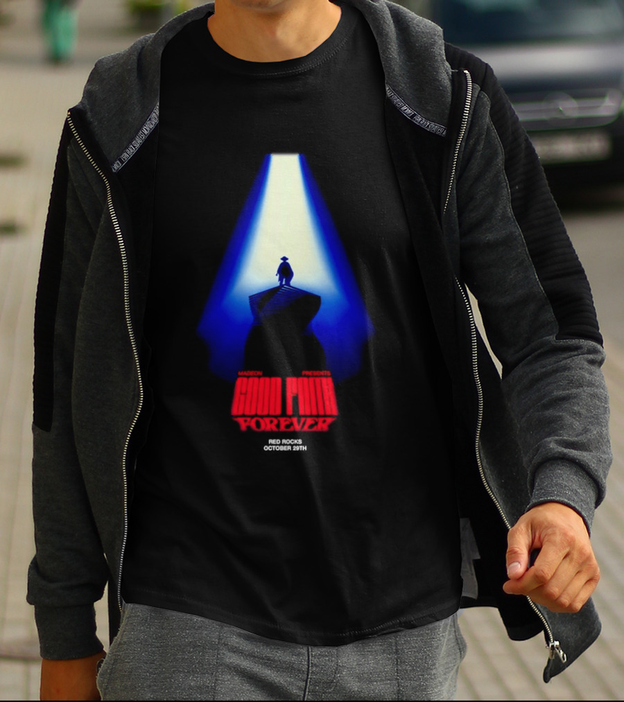 Good Faith Forever Madeon Presents Red Rocks October 29th T-Shirt