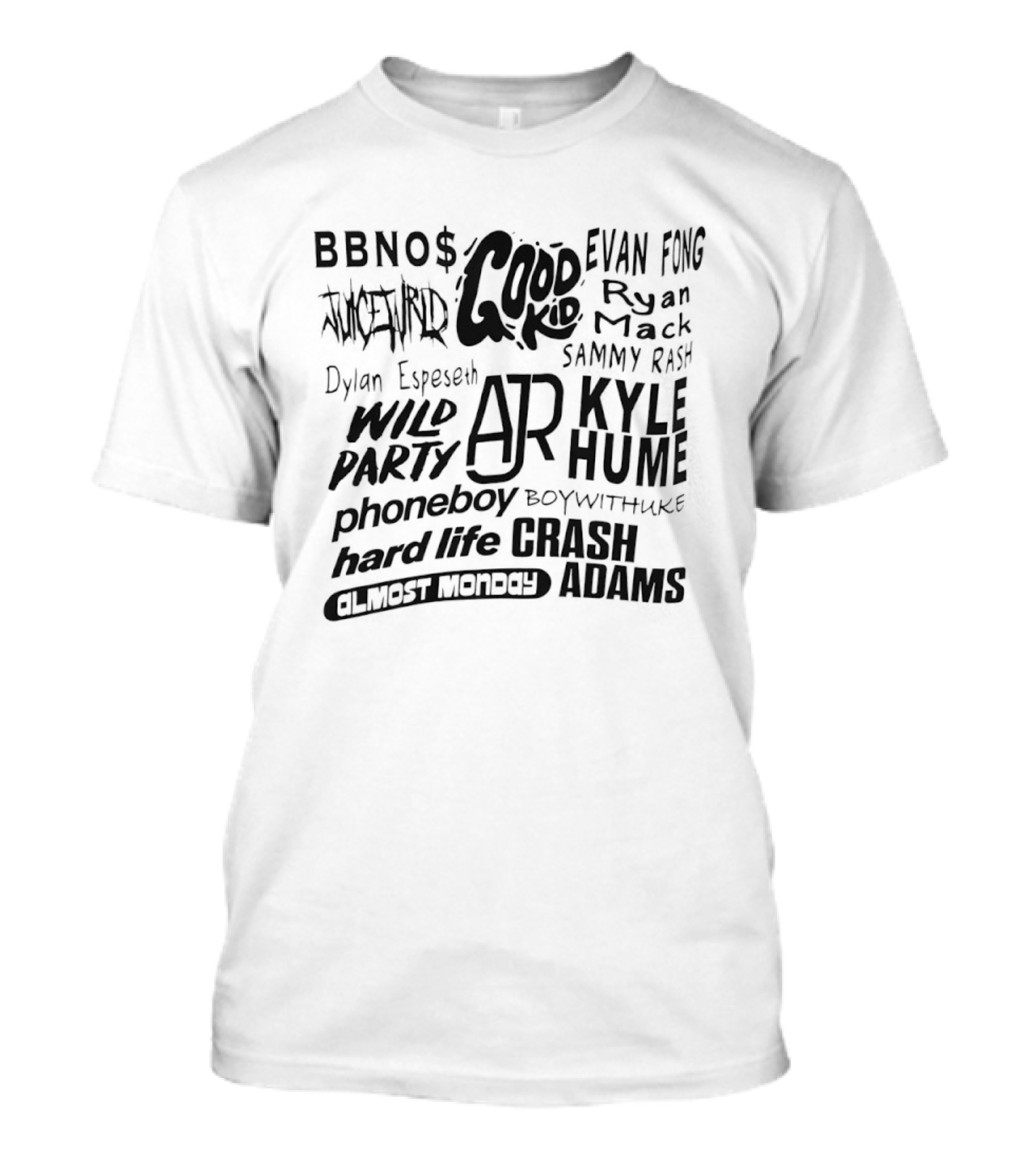 Good Kid Evan Fong Sammy Rash BoyWithUke AJR Wild Party Crash Adams Phoneboy Dylan Lydiard T-Shirt