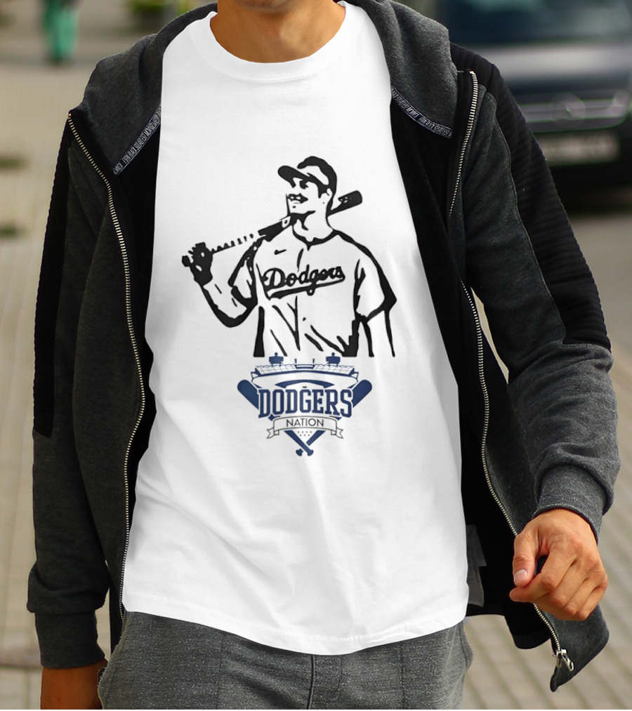 Dodgers Nation Baseball Player Los Angeles T-Shirt