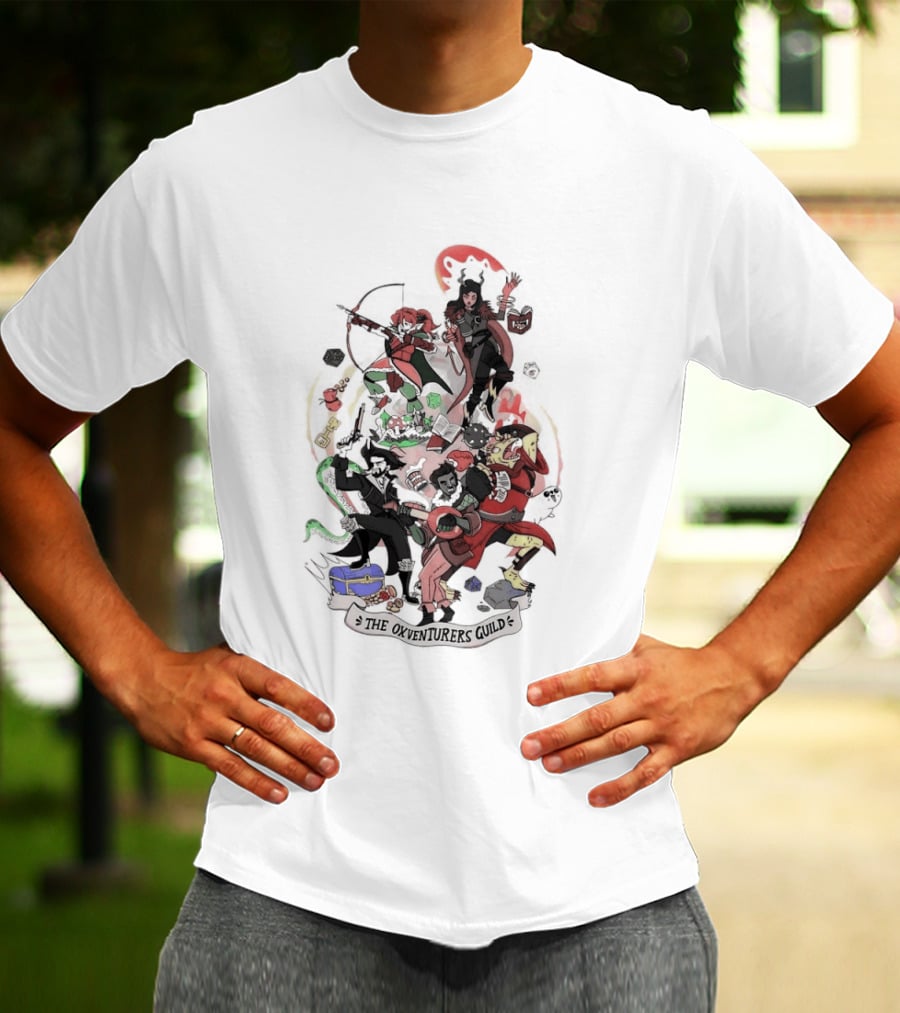 The Oxventurers Guild Fantasy Adventure Characters T-Shirt