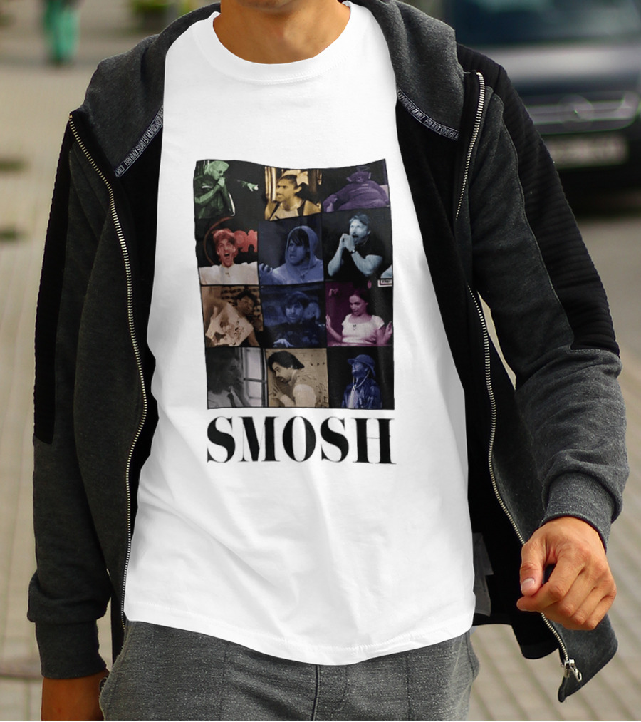 Smosh The Era Tour Collage Of Iconic Moments And Characters T-Shirt