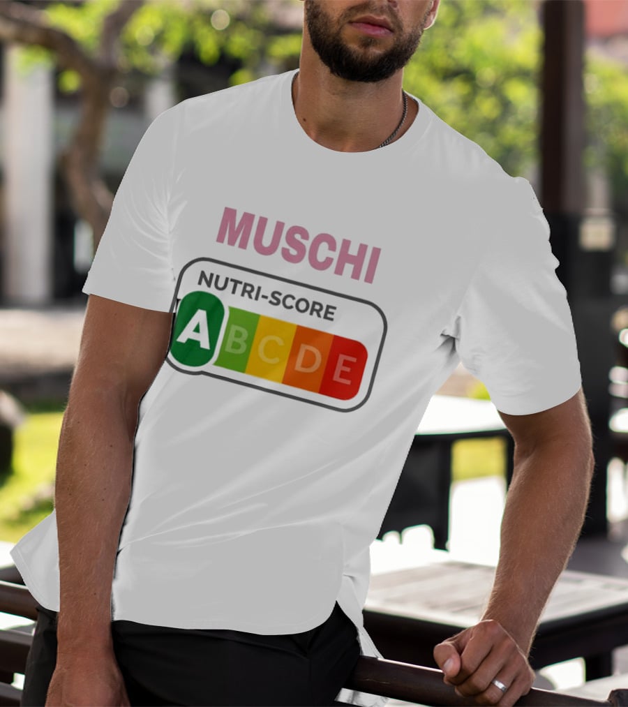 MUSCHI Nutri Score ABCDE European Food Nutrition Rating System T-Shirt