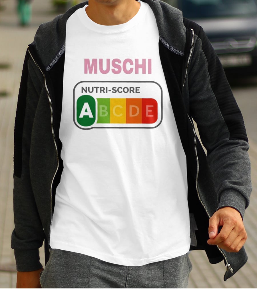MUSCHI Nutri Score ABCDE European Food Nutrition Rating System T-Shirt