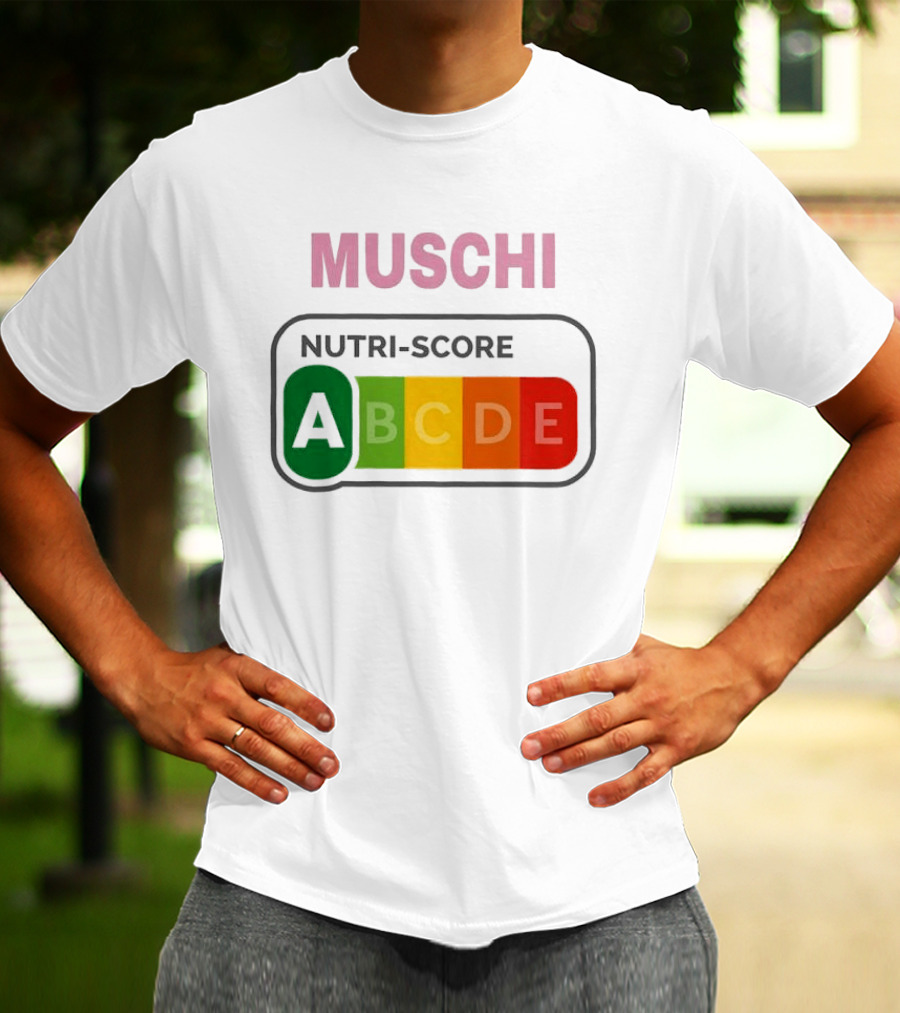 MUSCHI Nutri Score ABCDE European Food Nutrition Rating System T-Shirt