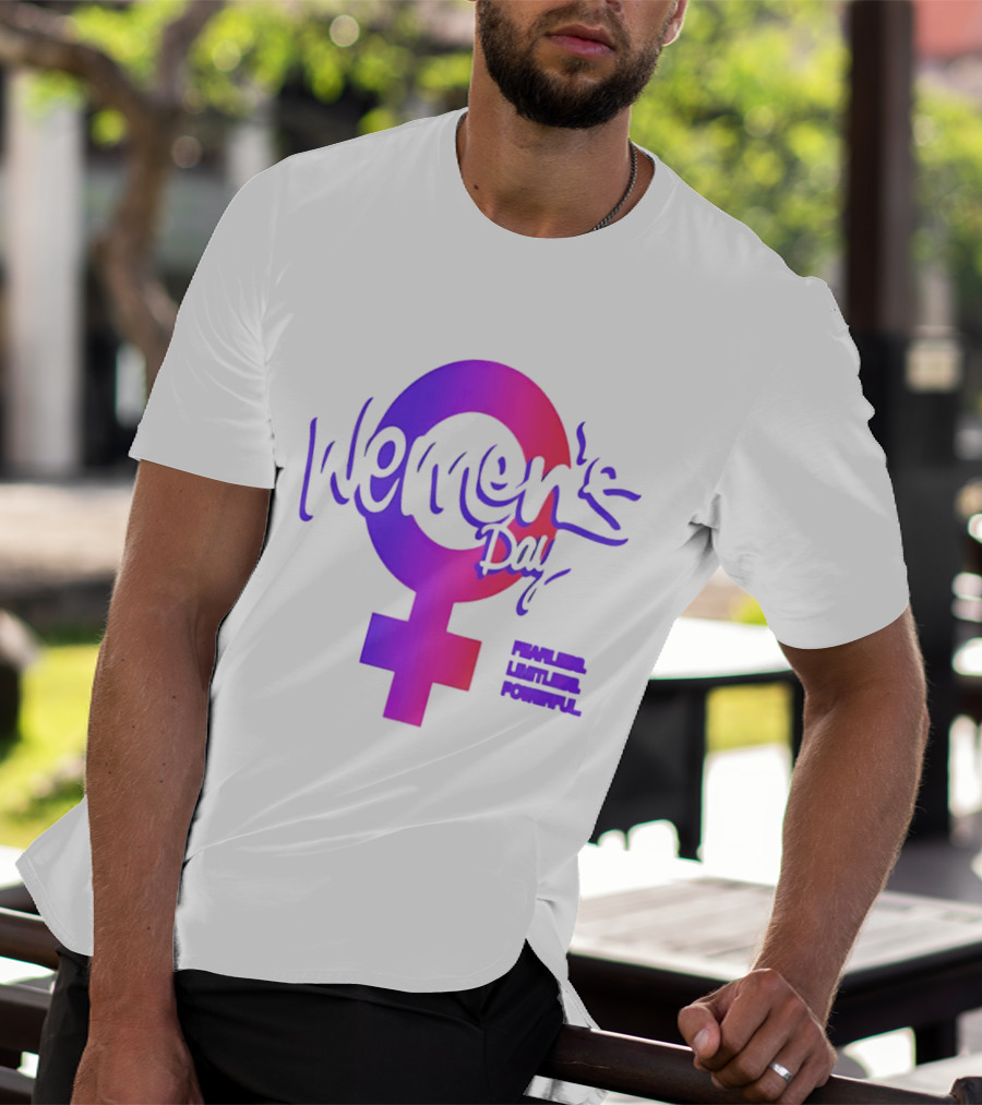Women's Day Fearless Limitless Powerful T-Shirt