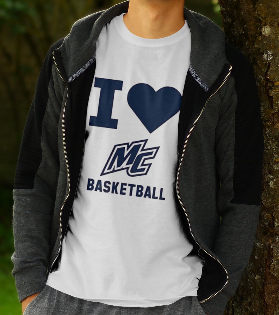 I Love MC Basketball Merrimack College T-Shirt