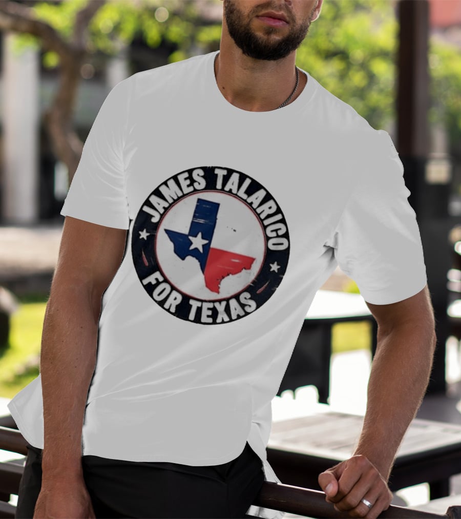 James Talarico For Texas Campaign Texas Map Star T-Shirt
