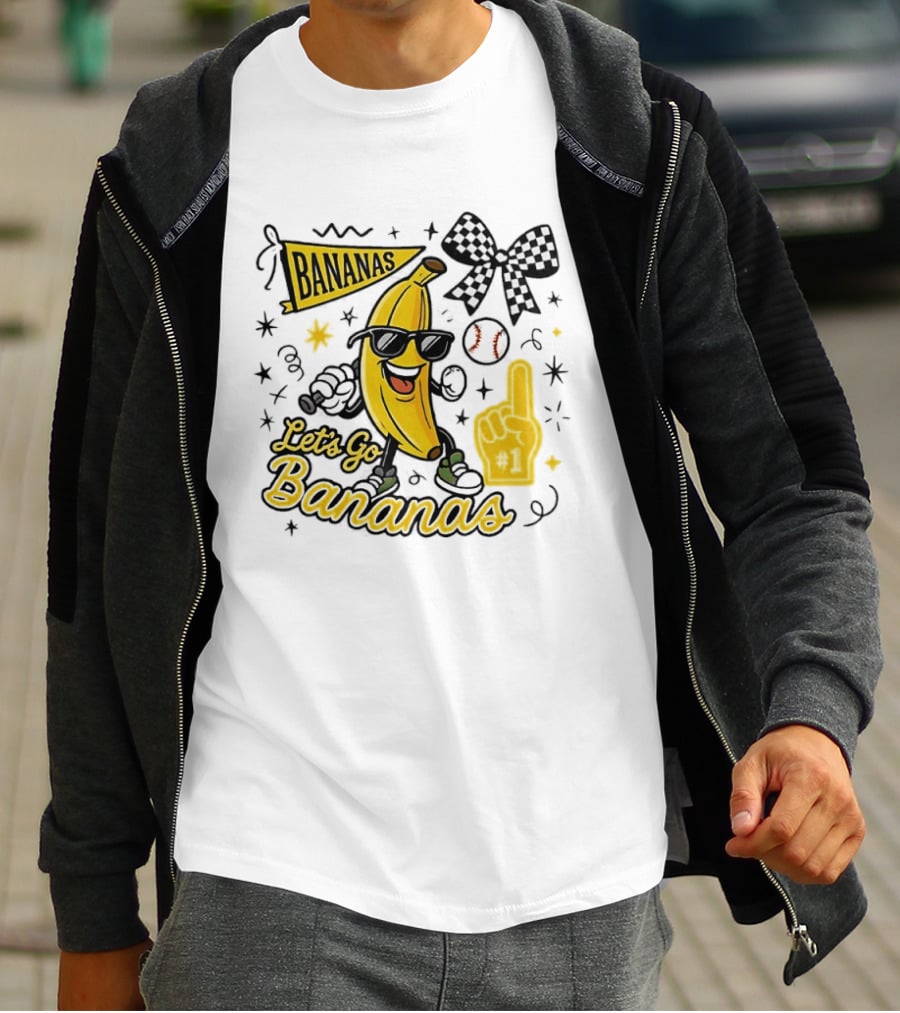 Let's Go Bananas Savannah Bananas Baseball Fun Fan Gear T-Shirt