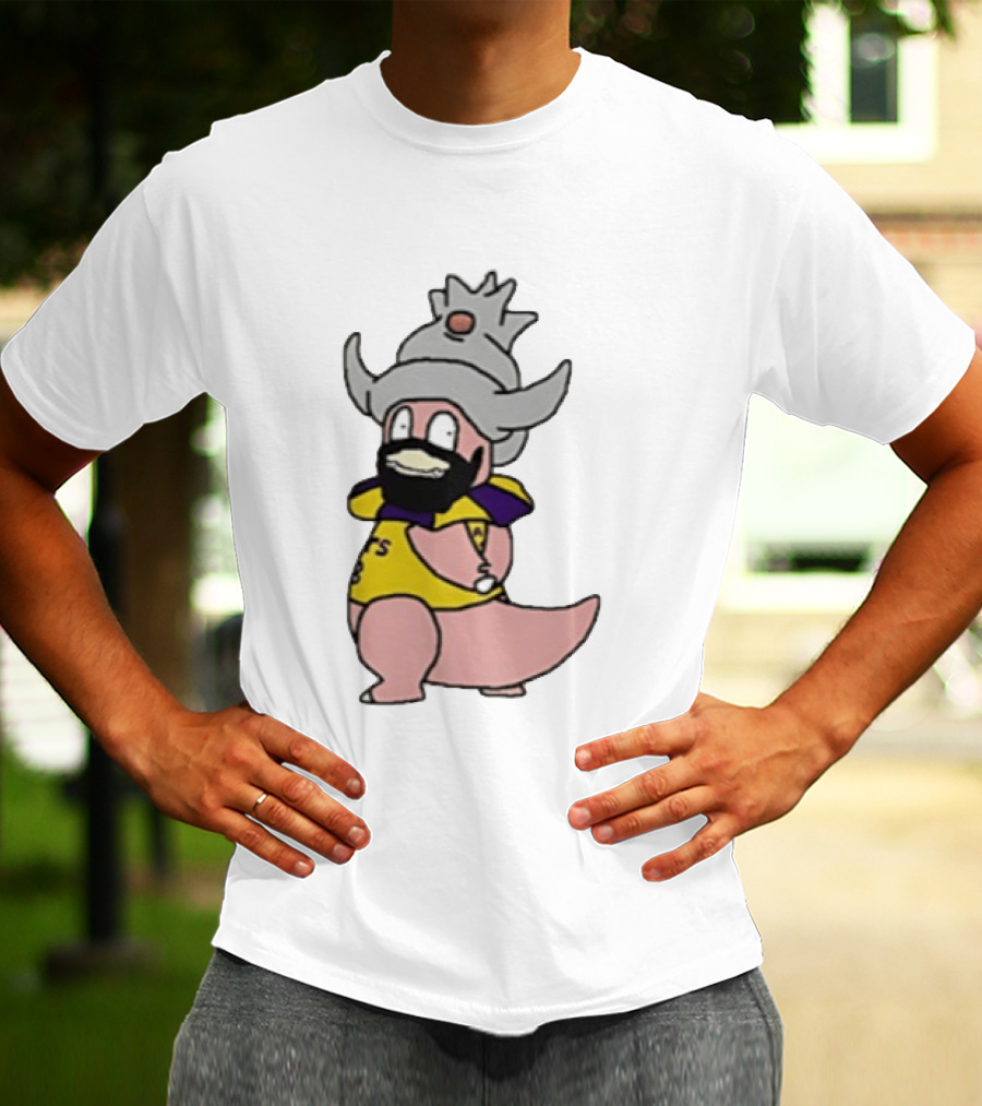 Slowking James LeBron James Los Angeles Lakers Crossover Basketball Pokémon Fusion T-Shirt