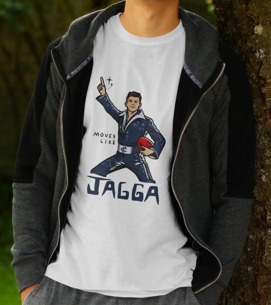 Jagga Moves Like Elvis Presley Carlton Football T-Shirt