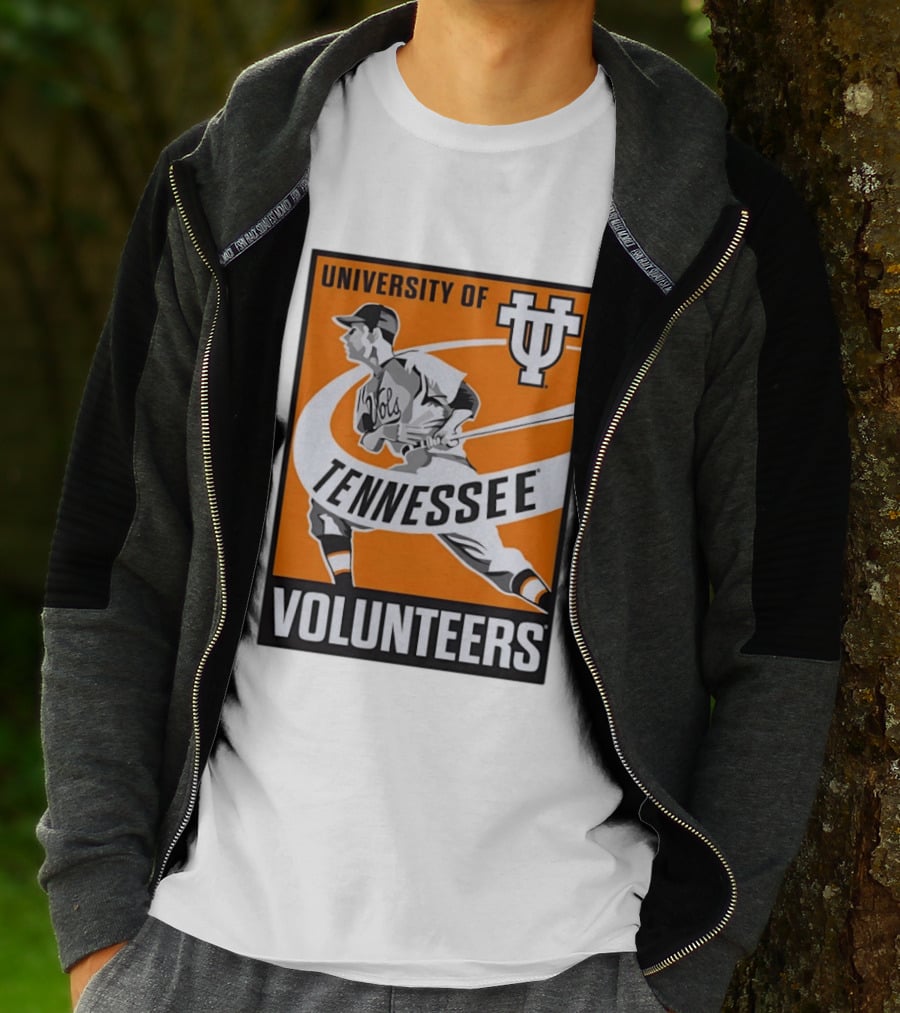 University Of Tennessee Volunteers Baseball Batter Icon UT T-Shirt
