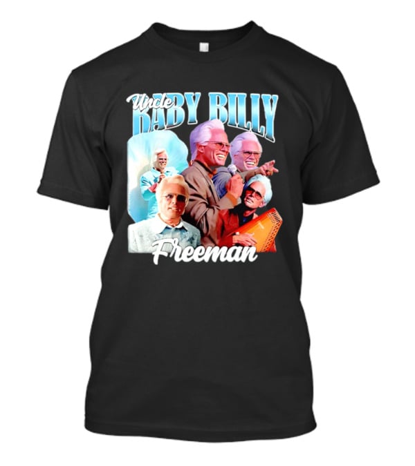 Uncle Baby Billy Freeman Character Collage T-Shirt